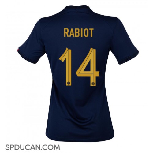 Zenski Nogometni Dres Francuska Adrien Rabiot #14 Domaci SP 2022 Kratak Rukav